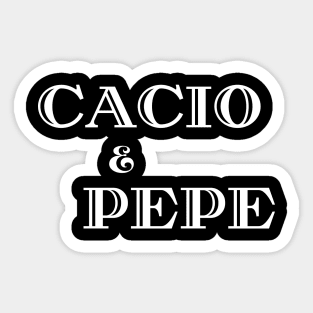 Cacio e pepe Sticker